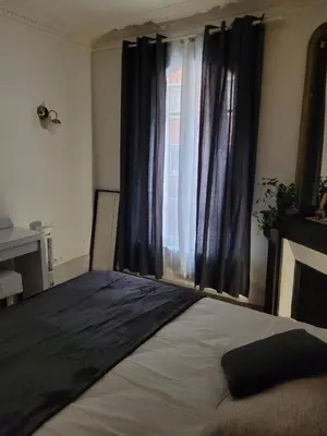 Un ou plusieurs lits dans un hébergement de l'établissement L'appartement Idéal 4 voyageurs