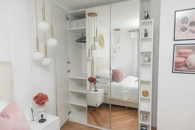 Un ou plusieurs lits dans un hébergement de l'établissement Paris' Premium Romantic Studio