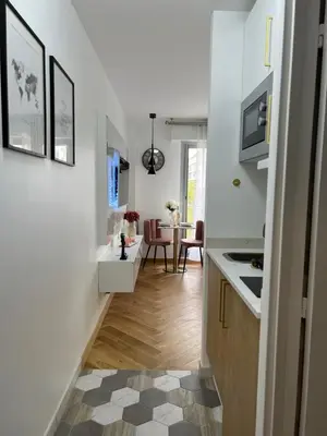 Cuisine ou kitchenette dans l'établissement Paris' Premium Romantic Studio
