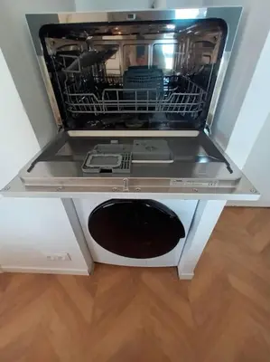 Cuisine ou kitchenette dans l'établissement PARIS Balcony TOP FLOOR Room