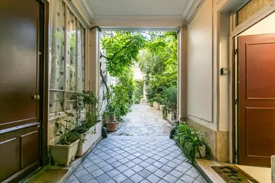 Jardin de l'établissement MBA Splendide Appart - Réaumur - Paris Centre