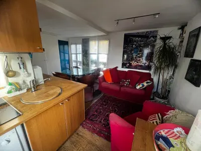 Cuisine ou kitchenette dans l'établissement Appartement - Belle vue - Marais