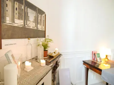 Cuisine ou kitchenette dans l'établissement Apartment in Paris near Line 14 Metro