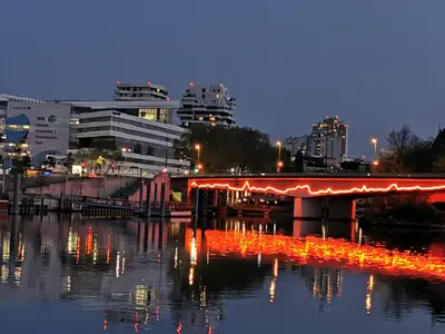 Vue sur la rivière ou le fleuve situé(e) à proximité de le séjour chez l'habitant