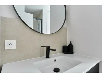Salle de bains dans l'établissement Residence Trocadero by Studio prestige