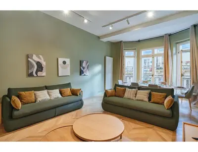 Coin salon dans l'établissement Residence Trocadero by Studio prestige