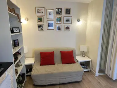Coin salon dans l'établissement Heart of Paris, quiet, perfect to enjoy the city