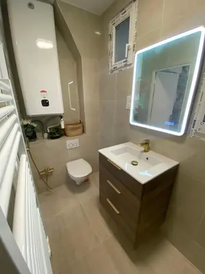 Salle de bains dans l'établissement Appartement Quartier Latin Paris 5 ème