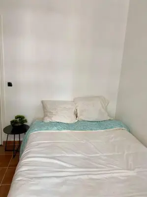 Un ou plusieurs lits dans un hébergement de l'établissement Appartement Quartier Latin Paris 5 ème