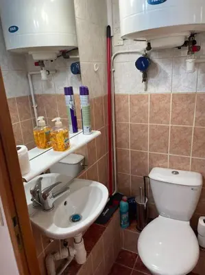 Salle de bains dans l'établissement Studio Gentilly/Paris 14