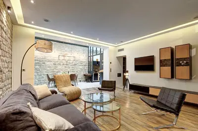 Coin salon dans l'établissement 334 Parisian Loft - Superb Apartment in Paris