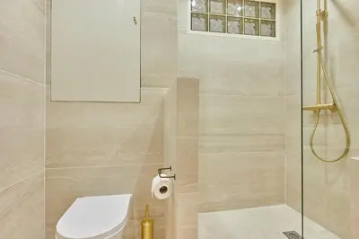 Salle de bains dans l'établissement Sublime studio Beaubourg by Studio prestige