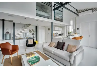 Cuisine ou kitchenette dans l'établissement Duplex Center of Paris by Studio prestige