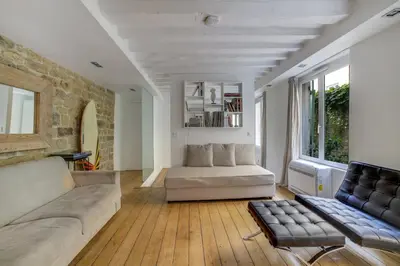 Coin salon dans l'établissement Hot Hot Hot Loft Faubourg Saint-Denis
