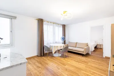 Coin salon dans l'établissement Paris cœur Quartier de Latin Superbe appartement de 40 m2