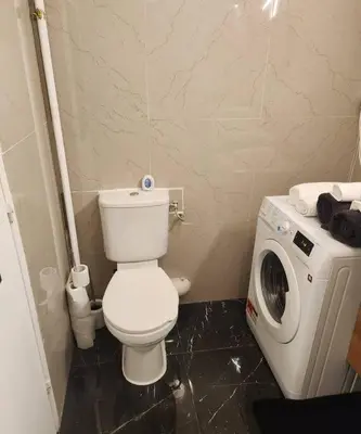 Salle de bains dans l'établissement Appartement La Défense