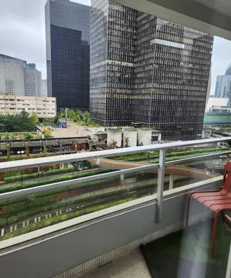 Balcon ou terrasse dans l'établissement Appartement La Défense