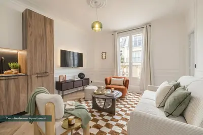 Télévision ou salle de divertissement dans l'établissement PoeticStay - Champs d'Elysée