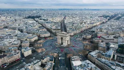 Vue panoramique sur l'établissement Apartment Arc de Triomphe Champs Elysées