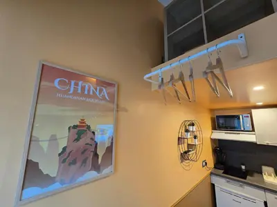 Cuisine ou kitchenette dans l'établissement 1G- Studio tout equipé proche de la scène musicale