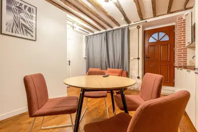 Coin salon dans l'établissement NOUVEAU - Loft industriel - 4pp