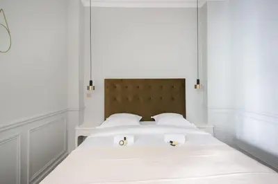 Un ou plusieurs lits dans un hébergement de l'établissement Bright and Gorgeous flat in the heart of Paris