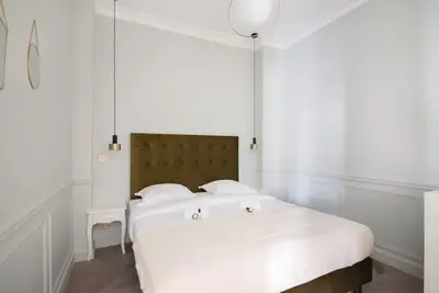 Un ou plusieurs lits dans un hébergement de l'établissement Bright and Gorgeous flat in the heart of Paris