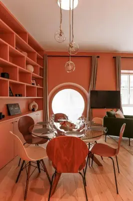 Coin salon dans l'établissement Modern 2 bedrooms near Louvre