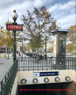 Plan de l'établissement Charmant Studio climatisé Paris Expo Porte de Versailles - Dôme de Paris - proche des transports