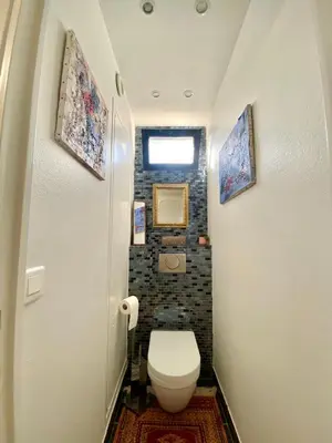 Salle de bains dans l'établissement Appartement avec terrasse