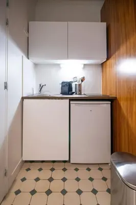 Cuisine ou kitchenette dans l'établissement cosy studio#heart of Le Marais.2