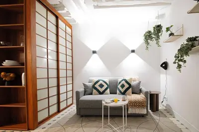 Coin salon dans l'établissement cosy studio#heart of Le Marais.2