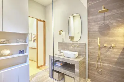 Salle de bains dans l'établissement Apartment Le Marais by Studio prestige