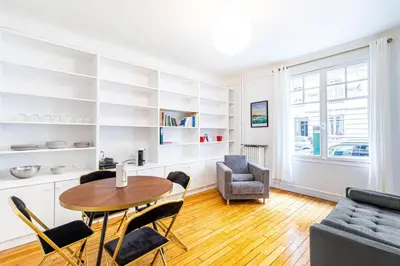 Coin salon dans l'établissement GuestReady - Beautiful Getaway near Eiffel Tower