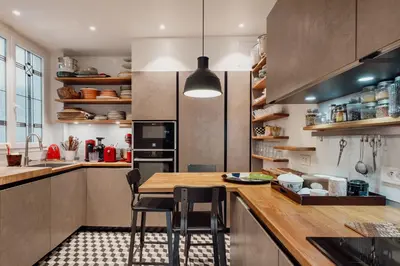 Cuisine ou kitchenette dans l'établissement Veeve - Sunrise Synergy