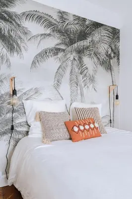 Un ou plusieurs lits dans un hébergement de l'établissement Alluring 1 bedroom Apartment 5 min to the Eiffel Tower!