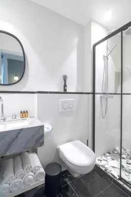 Salle de bains dans l'établissement AmazingApartment #GalleriesLafayette #Madeleine#AC