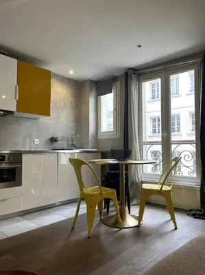 Cuisine ou kitchenette dans l'établissement 4 personnes - St Lazar sur cour