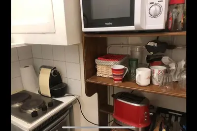 Cuisine ou kitchenette dans l'établissement Studio sympa,proche de la gare