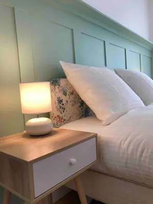 Un ou plusieurs lits dans un hébergement de l'établissement Le Daumesnil Apartment + Balcon 2BR 4/6peoples