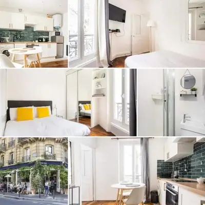 Cuisine ou kitchenette dans l'établissement Cocoon in the heart of Batignolles | By Airnest