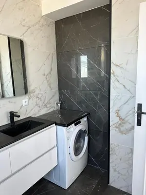 Salle de bains dans l'établissement Appartement de charme sur les toits de Boulogne !