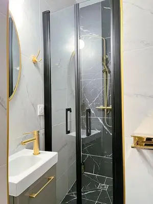 Salle de bains dans l'établissement Studio du Théâtre Rez de chaussée