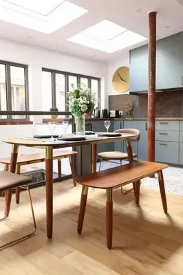 Cuisine ou kitchenette dans l'établissement Sous Plex 6 personnes - PARIS 11