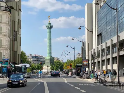 Vue générale sur Paris ou vue de la ville depuis le B&B/chambre d'hôtes