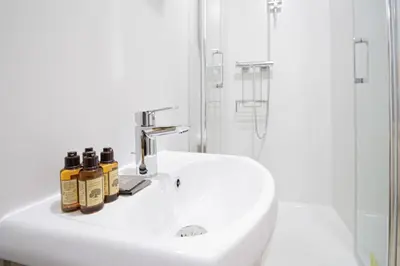 Salle de bains dans l'établissement cosy studio#heart of Le Marais