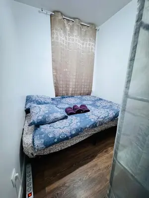 Un ou plusieurs lits dans un hébergement de l'établissement Prelep stan u srcu Pariza kod trga Republike!