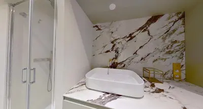 Salle de bains dans l'établissement La Baraka