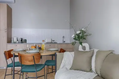 Coin salon dans l'établissement Luxury Apartment 4P - Le Marais - Bastille