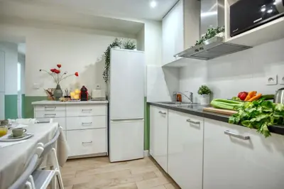 Cuisine ou kitchenette dans l'établissement Amazing Apart New Bastille 3 Bedrooms 2 Bathrooms